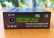 PRO-220S-20 Media converter 10/100/1000Mbps  Doule Fiber SM Exxternal Power  20KM