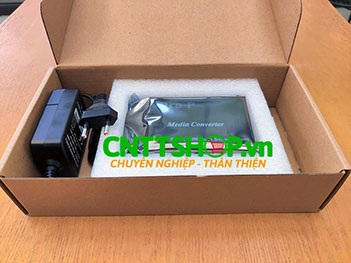 PRO-220S-20 Media converter 10/100/1000Mbps  Doule Fiber SM Exxternal Power  20KM