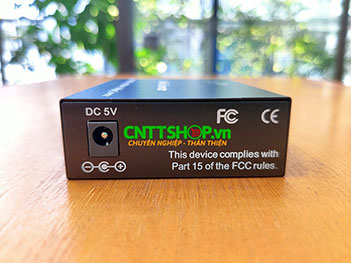 PRO-220S-20 Media converter 10/100/1000Mbps  Doule Fiber SM Exxternal Power  20KM