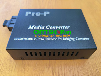 PRO-220S-MM Media Converter double fiber, multimode 550m.
