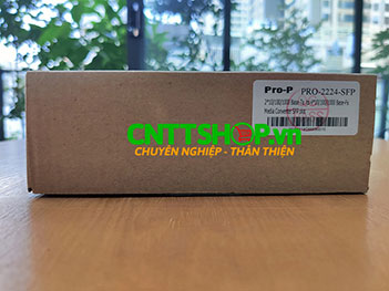 PRO-2224-SFP Media Converter 4 x 1000 Base-Tx to 2x 1000 Base-Fx