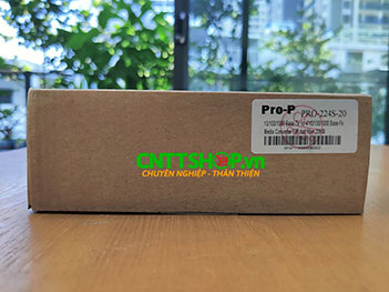 PRO-224S-20 Media Converter 4x 10/100/1000Base-Tx to 10/100/1000Base-Fx