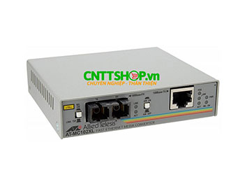 AT-MC102XL Allied Telesis UTP to multi-mode SC 2 km fiber media converter.