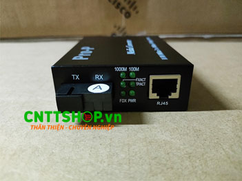 PRO-210S-40A Media Converter Gigabit Ethernet 10/100/1000Mbps WDM, 40KM