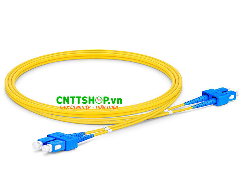 Dây nhảy quang Single Mode  SC-SC-1m Duplex OS1 9 / 125μm Dây nhảy quang Single Mode  SC-SC-1m Duplex OS1 9 / 125μm