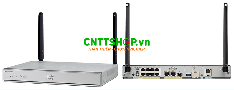 C1111-8PLTELA Ruoter Cisco ISR, WAN GE/SFP Combo, 8x LAN