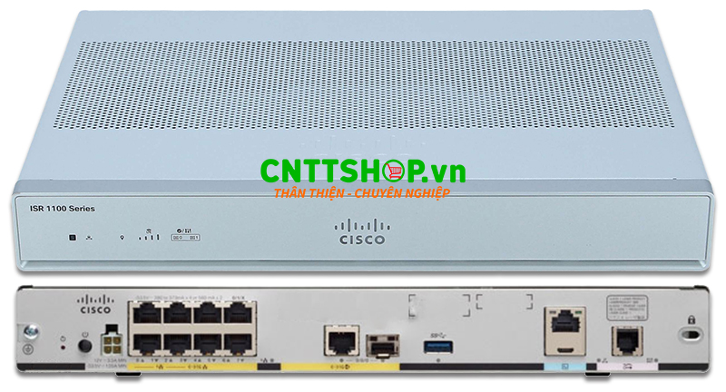 C1113-8PM Router Cisco ISR, 1x WAN GE/SFP Combo, 8x LAN PoE