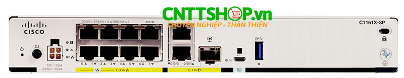 Router Cisco ISR C1161-8P Dual WAN
