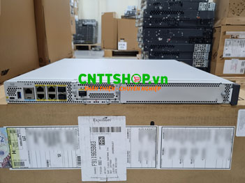 Router Cisco C8300-1N1S-6T with 1 SM, 1 NIM slots, 1 PIM Slot, 6 x 1GE ports