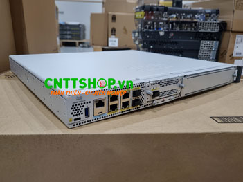 Router Cisco C8300-1N1S-6T with 1 SM, 1 NIM slots, 1 PIM Slot, 6 x 1GE ports