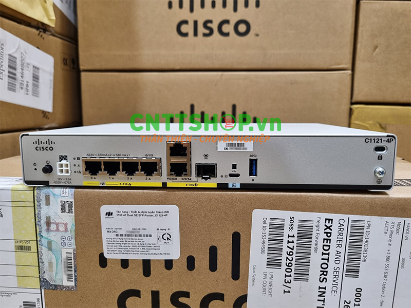 Router Cisco ISRs C1121-4P 2-Port GE WAN, 4-Port GE LAN