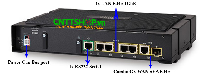 Bộ định tuyến Cisco IR1821-K9 Catalyst IR1821 Rugged Route