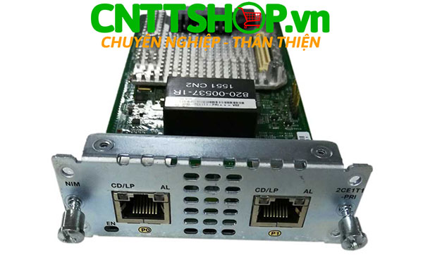 Cisco NIM-2CE1T1-PRI - 2 port Multiflex Trunk Voice/Channelized Data T1/E1 and ISDN PRI Module