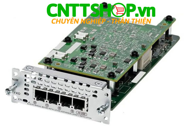 Cisco NIM-4FXO - 4 Ports Analog Voice Network Interface Module - FXO (Universal)