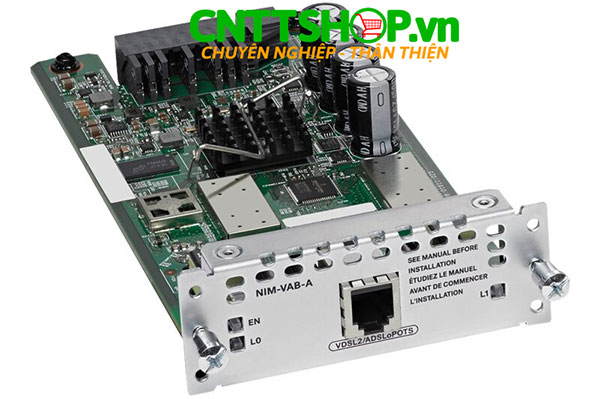 Cisco NIM-VAB-A - Multi Mode VDSL2/ADSL/2/2+ NIM Annex A Network Interface Module