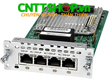 NIM-4MFT-T1/E1 Cisco 4 Port Multiflex Trunk Voice/Clear-channel Data T1/E1 Module