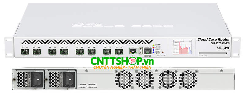 CCR1072-1G-8S+ Router Mikrotik 1 Port 1G Ethernet, 8 Port SFP+ cages