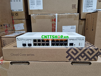 Router MikroTik CCR2004-16G-2S+PC 16x GE Ports, 2x10G SFP+ RouterOS v7, License level 6