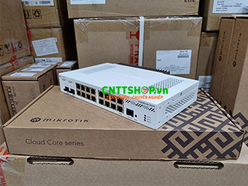 Router MikroTik CCR2004-16G-2S+PC 16x GE Ports, 2x10G SFP+ RouterOS v7, License level 6