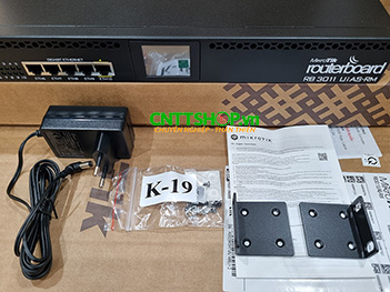 RB3011UiAS-RM Router Mikrotik 10x 1GE, 1x SFP RouterOS L5