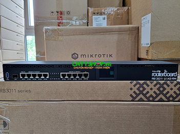 RB3011UiAS-RM Router Mikrotik 10x 1GE, 1x SFP RouterOS L5
