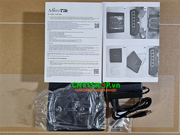 hAP ac² Mikrotik router wifi dual-band 802.11ac, 5 gigabit ethernet port.