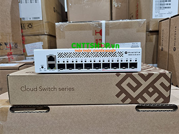 MikroTik CRS310-1G-5S-4S+IN 1x Gigabit Ethernet PoE In, 5x SFP, 4x SFP+
