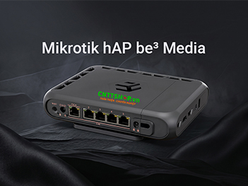 Router WiFi 7 MikroTik hAP be3 Media