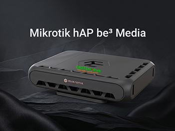 Router WiFi 7 MikroTik hAP be3 Media