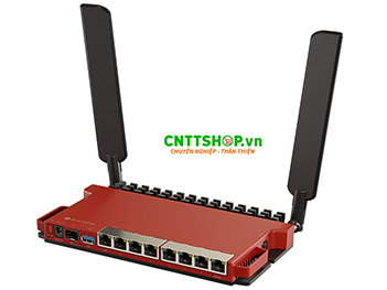 Router Wi-Fi 6 MikroTik L009UiGS-2HaxD-IN 8x 1GE RJ45, 1x SFP 2.5G Ports