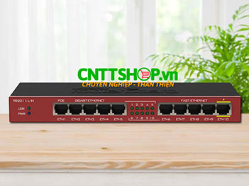 RB2011iL-IN Router Mikrotik 5 Port FE and 5 Port GE with PoE RouterOS L4