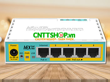 RB750UPr2 Router Mikrotik (Hex PoE lite) 5 Port 10/100 Ethernet with PoE