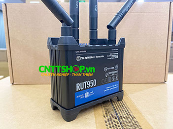 RUT950 Router Industrial Teltonika 1x WAN, 3x LAN, 4G/LTE, Wifi