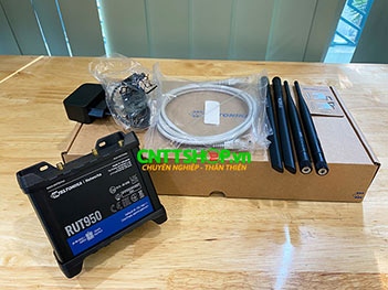 RUT950 Router Industrial Teltonika 1x WAN, 3x LAN, 4G/LTE, Wifi