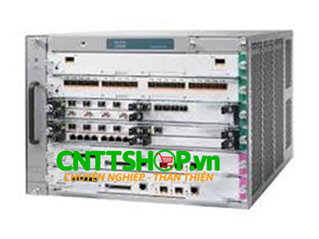 7606S-RSP720C-R - Cisco 7606S Chassis,6-slot,Redundant System,2RSP720-3C,2PS