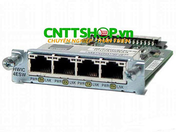 HWIC-4ESW Cisco 4 Port EtherSwitch 10BASE-T/100BASE-TX