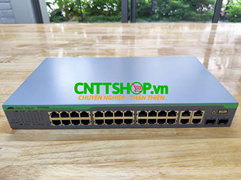 AT-FS750/28 Switch Allied Telesis 24-port 10/100TX and 2 combo 1000T/SFP
