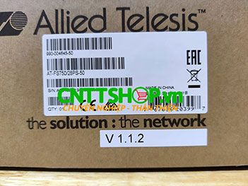AT-FS750/28PS Switch Allied Telesis 24-port PoE+, 10/100TX 2 combo 1000T/SFP