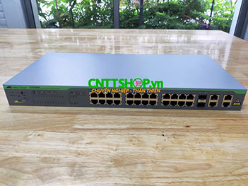 AT-FS750/28PS Switch Allied Telesis 24-port PoE+, 10/100TX 2 combo 1000T/SFP