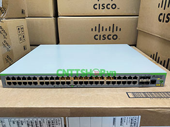 AT-FS980M/52PS Allied Telesis 48-port 10/100TX PoE+ 375W switch, 4 SFP uplinks