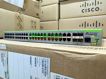 AT-FS980M/52PS-10 Switch Allied Telesis US Power Cord, POE+ 375W, 48 port 10/100TX
