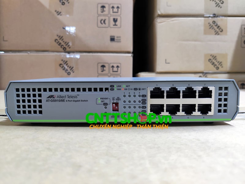 Switch 12 cổng quang SFP 10100Mbps downlinks và 2 cổng SFP Gigabit uplinks