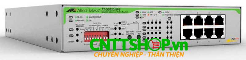 Hình ảnh Switch Unmanaged Allied Telesis AT-GS920/8PS