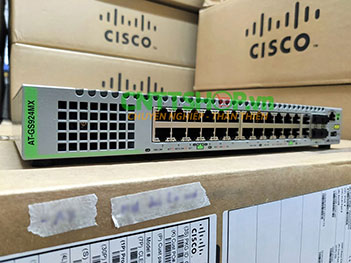 AT-GS924MX Switch Allied Telesis 24 Ports GE, 2 GE Combo Uplink, 2 SFP+ Stack/Data