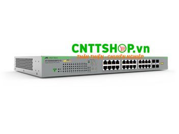 AT-GS950/28PSV2-50 Switch Allied Telesis 24-port 10/100/1000T POE, 4 SFP ports