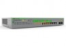 AT-GS950/10PSV2-10 Switch Allied Telesis, 8x 1GE PoE+ Ports, 2x 1G SFP Uplink