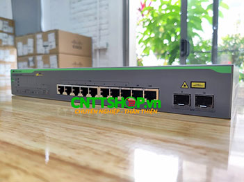 AT-GS950/10PS-50 Allied Telesis Switch, EU Power Cord, 10 port 10/100/1000T