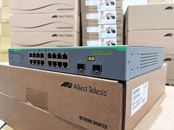 AT-GS950/16-50 Allied Telesis, WebSmart, EU Power Cord, 16 port 10/100/1000TX