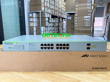 Allied Telesis AT-GS950/18PSV2-50 Gigabit PoE Switch, European Power Cord