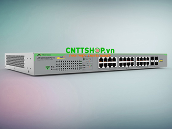 AT-GS950/28PSV2-10 Switch Allied Telesis, 24 Ports 1GE PoE+, 4 Ports SFP